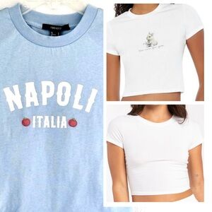 NWT Bundle of 3 Forever 21 and Tilly’s Baby Tees
